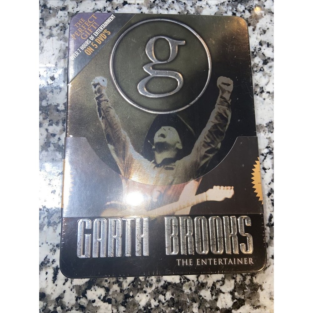Garth Brooks - The Entertainer 5 DVD Set, Collector's Tin, Brand New Sealed Mint
